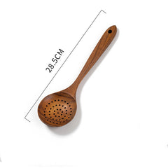 Teak Wood Stir-Fry Spatula – Non-Stick Wok Cooking Tool