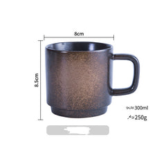 Japanese Ceramic Mug – Coffee, Tea & Milk Cup with Handle