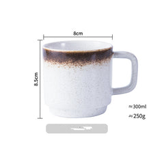 Japanese Ceramic Mug – Coffee, Tea & Milk Cup with Handle