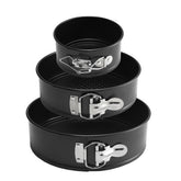 3-Piece Non-Stick Round Cake Pan Set – Springform Bakeware