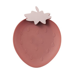 Strawberry-Shaped Lazy Snack Tray – Cute Fruit & Candy Plate