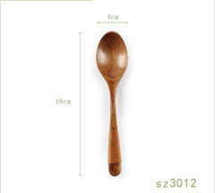 Wooden Spoon – Natural Wood Tableware Spoon