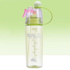 Portable Sports Water Bottle with Mist Spray – Outdoor Cooling Spray Cup