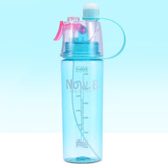 Portable Sports Water Bottle with Mist Spray – Outdoor Cooling Spray Cup
