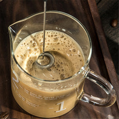 Electric Handheld Milk Frother & Coffee Blender – Kitchen Whisk Tool