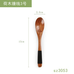 Wooden Spoon – Natural Wood Tableware Spoon