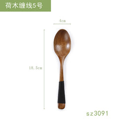 Wooden Spoon – Natural Wood Tableware Spoon