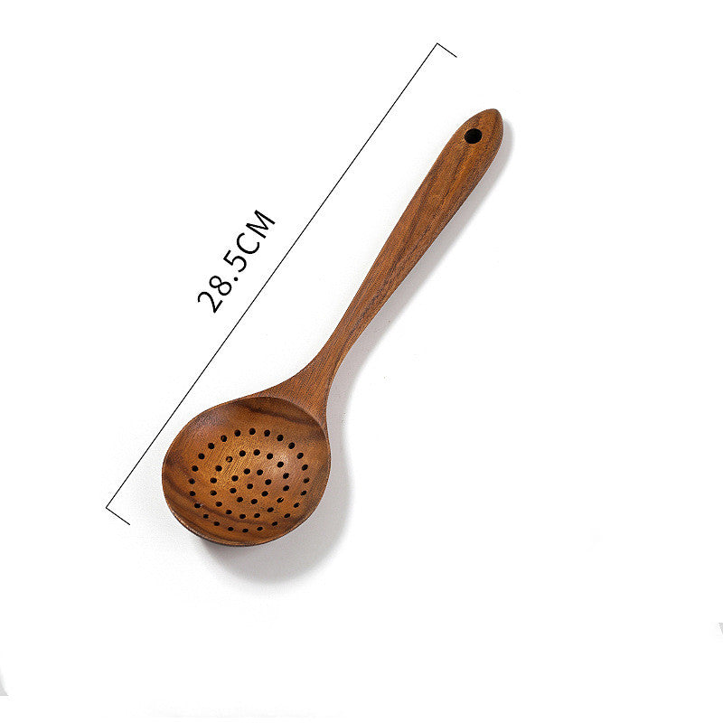 Teak Wood Stir-Fry Spatula – Non-Stick Wok Cooking Tool