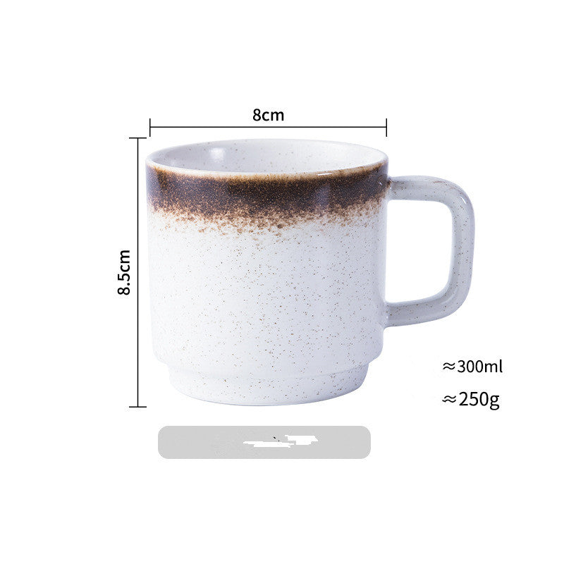 Japanese Ceramic Mug – Coffee, Tea & Milk Cup with Handle