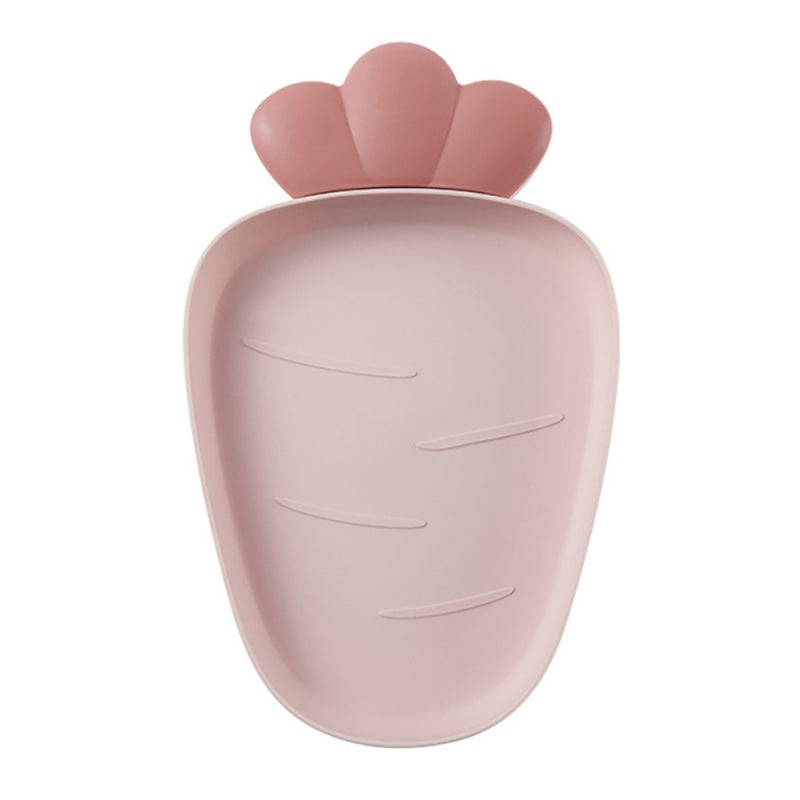 Strawberry-Shaped Lazy Snack Tray – Cute Fruit & Candy Plate