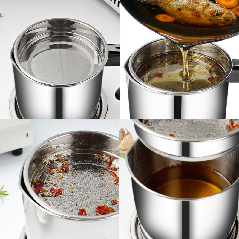 Stainless Steel Deep Frying Pot – Kitchen Fryer with Strainer