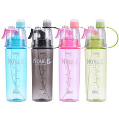 Portable Sports Water Bottle with Mist Spray – Outdoor Cooling Spray Cup