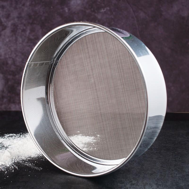 Stainless Steel Flour Sifter – Fine Mesh Baking Filter