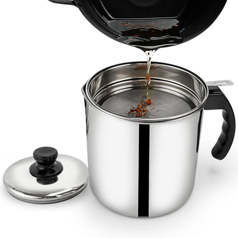 Stainless Steel Deep Frying Pot – Kitchen Fryer with Strainer