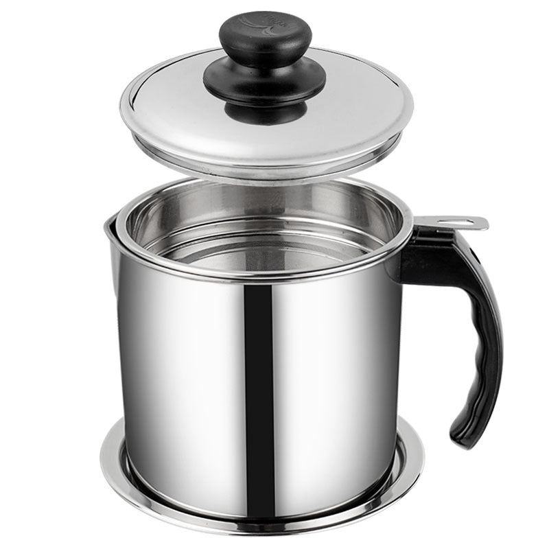 Stainless Steel Deep Frying Pot – Kitchen Fryer with Strainer