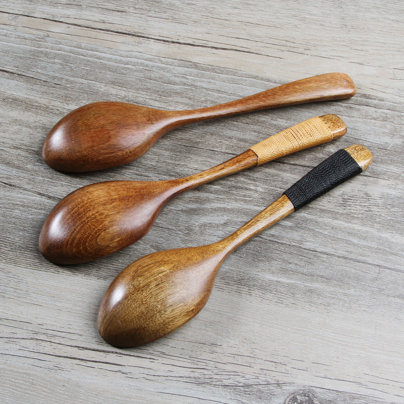 Wooden Spoon – Natural Wood Tableware Spoon