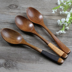 Wooden Spoon – Natural Wood Tableware Spoon