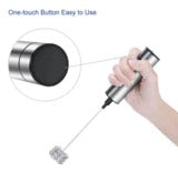 Electric Handheld Milk Frother & Coffee Blender – Kitchen Whisk Tool
