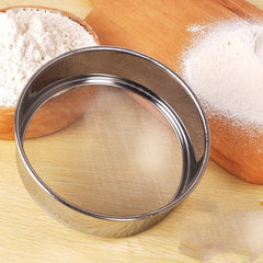 Stainless Steel Flour Sifter – Fine Mesh Baking Filter