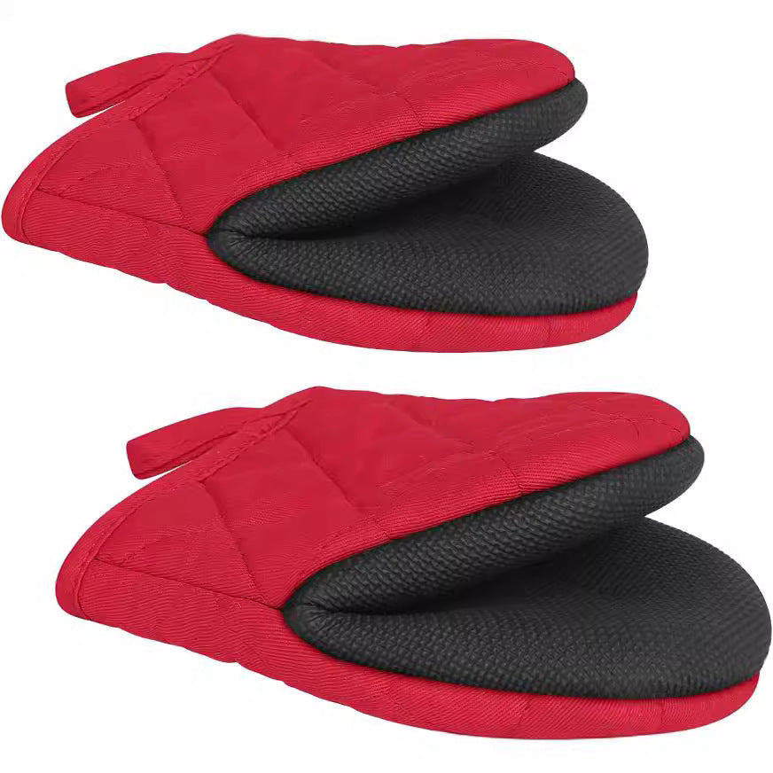 Heat-Resistant Non-Slip Oven Gloves – Duckbill Silicone Cooking & Baking Mitts