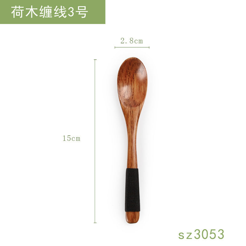Wooden Spoon – Natural Wood Tableware Spoon